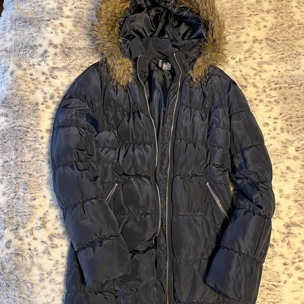 Long puffed coat